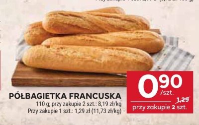 Półbagietka francuska promocja w Stokrotka