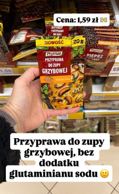 Przyprawa do zupy grzybowej klasyczna  promocja w Dino