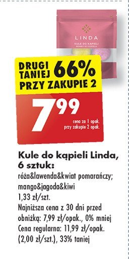 Kule do kąpieli mango-jagoda-kiwi Linda promocja