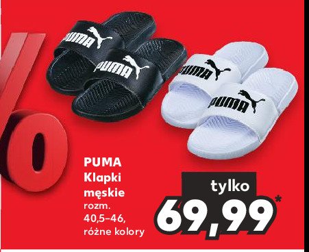 Klapki męskie 40.5-46 Puma promocja