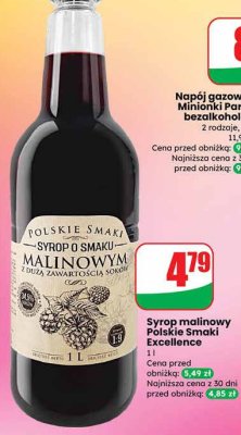 Syrop malinowy Polskie Smaki Excellence promocja w Dino