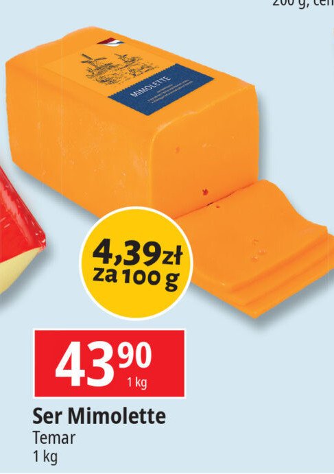 Ser mimolette Temar promocja