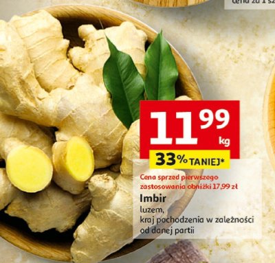 Imbir promocja w Auchan
