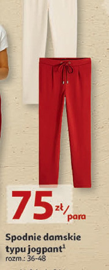 Spodnie damskie typu jogpant 36-48 Auchan inextenso promocja