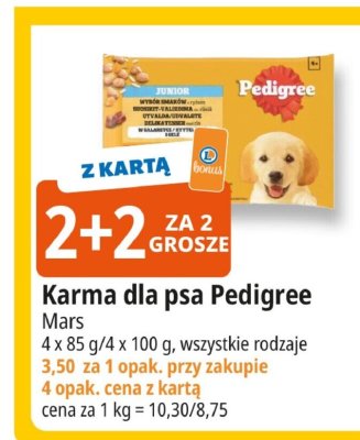 Karma dla psa Pedigree Mars promocja w Leclerc
