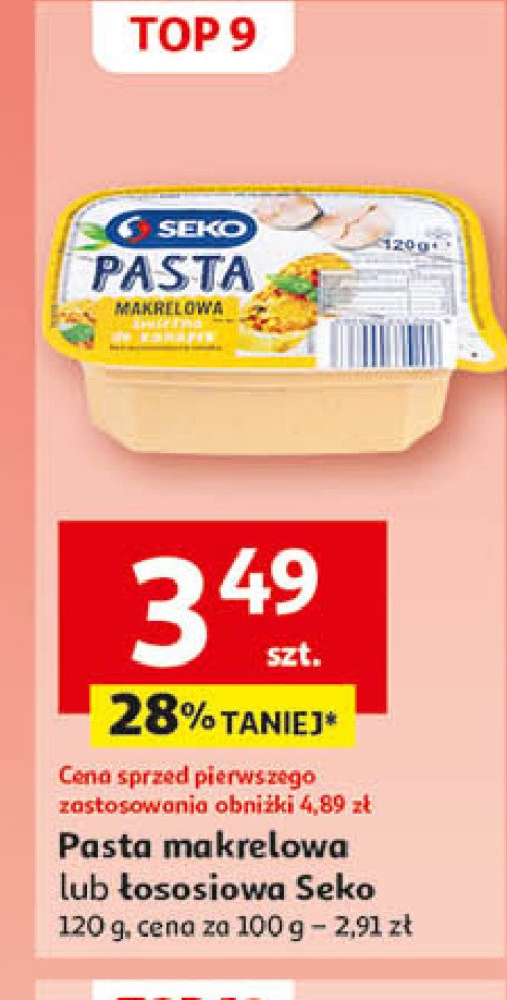 Pasta makrelowa Seko promocja