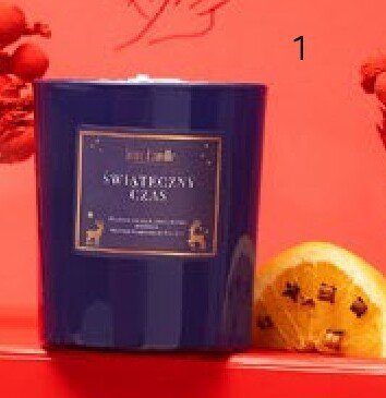 Świeca zapachowa sojowa Świąteczny Czas promocja w Rossmann