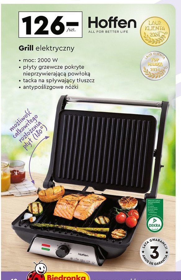 Grill elektryczny 2000 w Hoffen promocja