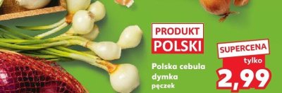 Polska cebula dymka pęczek Kaufland promocja w Kaufland