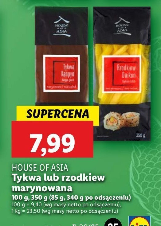 Tykwa marynowana House of asia promocja