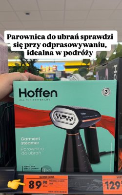 Parownica do ubrań Hoffen 1600W promocja w Biedronka