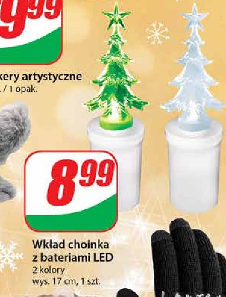 Wkład led choinka promocja