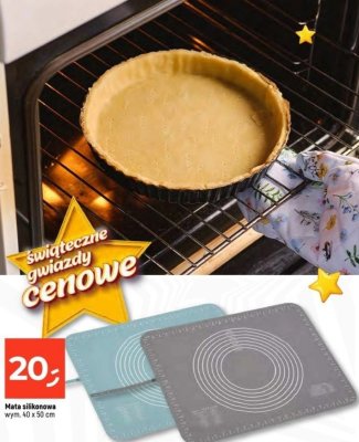 Mata silikonowa 40 x 50 cm promocja w Dealz