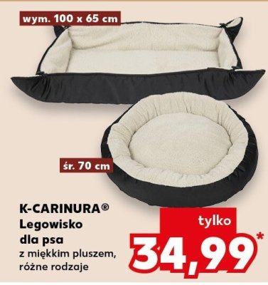 Legowisko dla psa z miękkim pluszem, różne rozmiary promocja w Kaufland