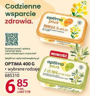 Optima 400g promocja w Selgros