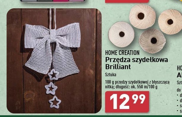 Przędza szydełkowa brilliant Home creation promocja