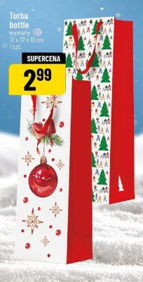 Torba bottle prezentowa promocja w POLOmarket