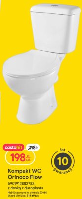 Kompakt WC Orinoco Flow promocja w Castorama