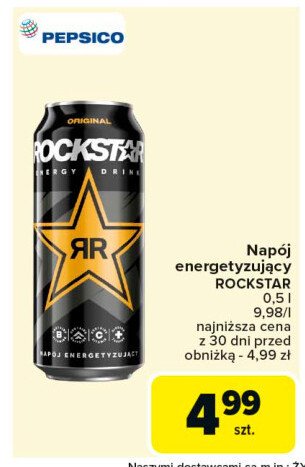 Napój energetyczny Rockstar Original Energy Drink promocja