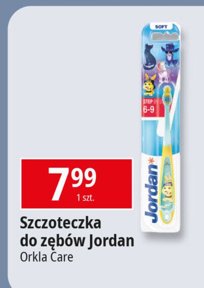 Szczoteczka do zębów 6-9 lat Jordan step by step promocja