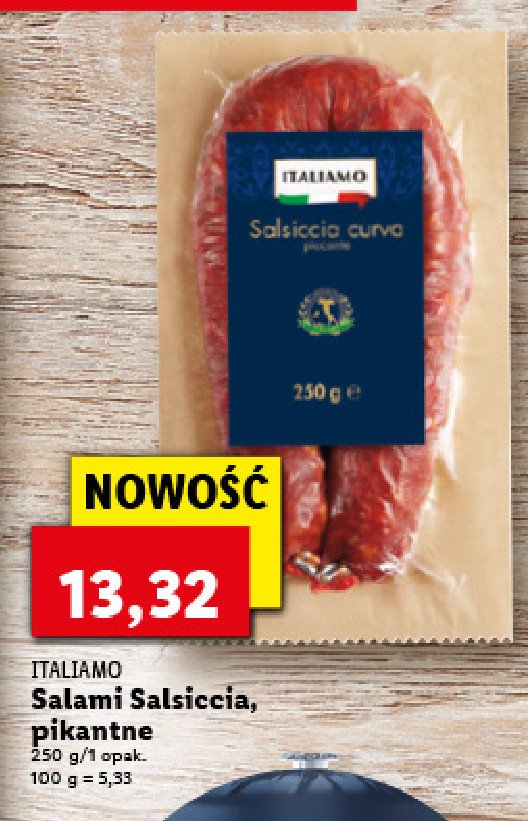 Salami salsiccia curva Italiamo promocja