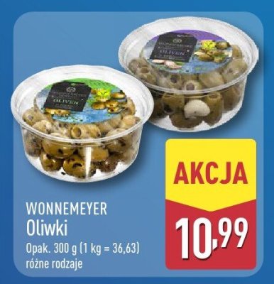 Oliwki różne rodzaje Wonnemeyer promocja w Aldi