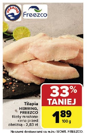 Filet z tilapii Freezco promocja