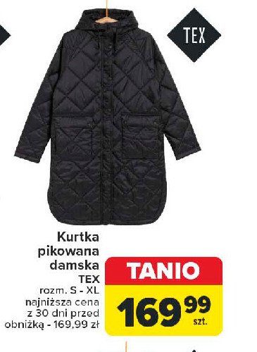 Kurtka pikowana damska s-xl Tex promocja