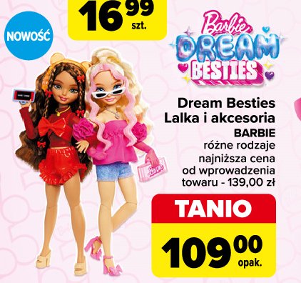 Lalka barbie dream besties promocja w Carrefour