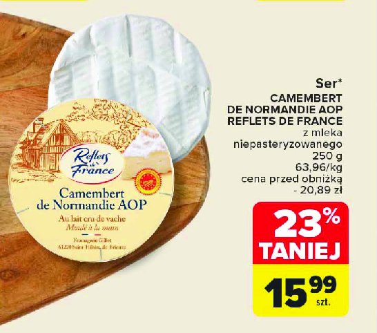 Ser camembert z normandii Reflets de france promocja