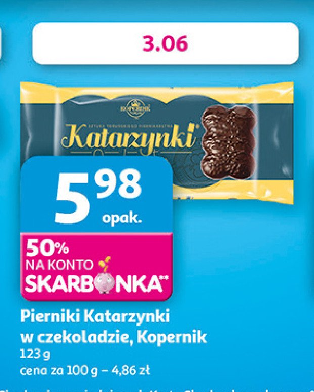 Pierniki w czekoladzie Kopernik katarzynki promocja w Auchan