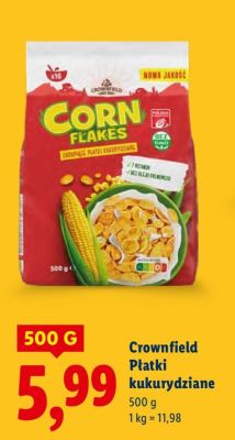 Płatki kukurydziane promocja w Lidl