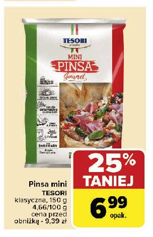 Pinsa mini Tesori d'italia promocja