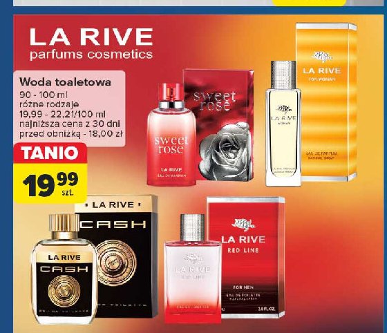 Woda toaletowa La rive cash promocja