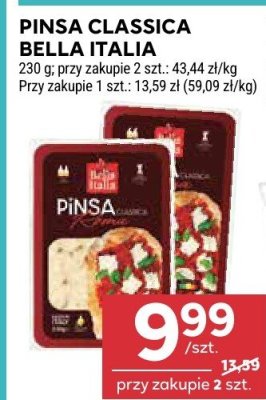 Pinsa Classica Bella Italia promocja w Stokrotka