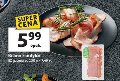 Bekon z indyka promocja w Auchan