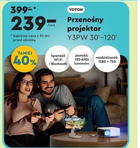 Projektor y3 pro Yoton promocja