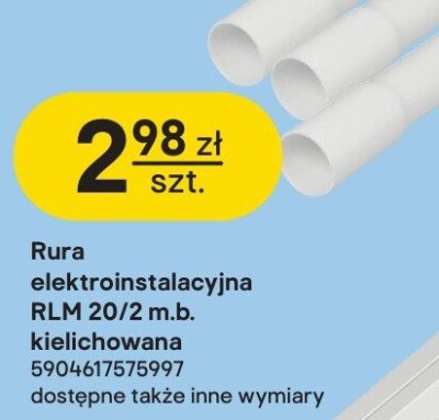 Rura elektroinstalacyjna RLM 20/2 promocja w Castorama