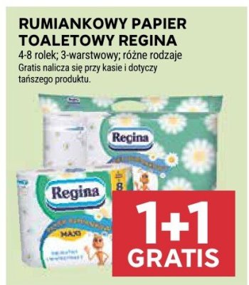 Rumiankowy papier toaletowy Regina promocja w Stokrotka