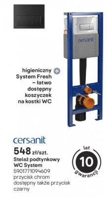 Stelaż podtynkowy WC System promocja w Castorama
