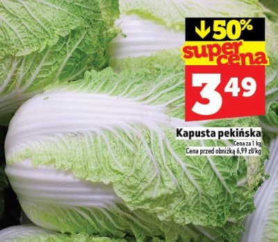 Kapusta pekińska promocja w TOPAZ