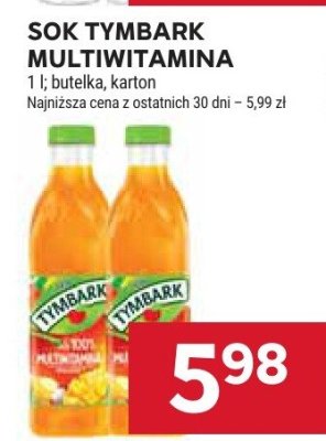 Sok multiwitamina pomarańczowa Fortuna promocja w Stokrotka