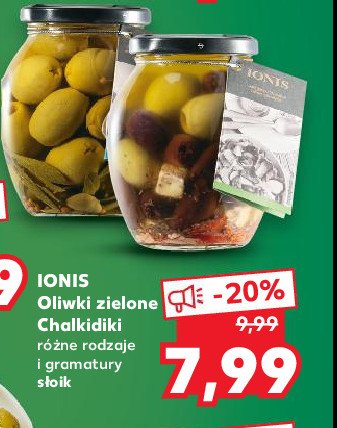Oliwki zielone chalkidiki Ionis promocja