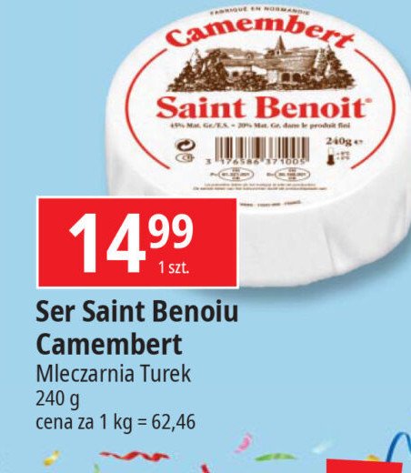 Ser camembert SAINT BENOIT promocja