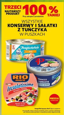 Wszystkie konserwy i sałatki z tuńczyka w puszkach promocja w Kaufland