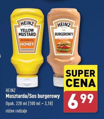 Musztarda yellow mustard honey Heinz promocja