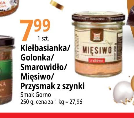 Przysmak lekko czosnkowy Smak g贸rno promocja