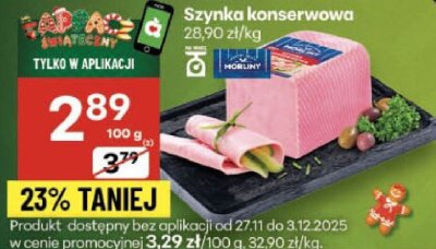Szynka konserwowa promocja w Delikatesy Centrum