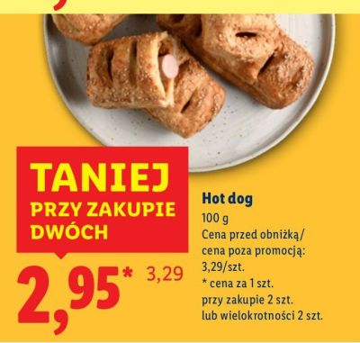 Hot dog promocja w Lidl