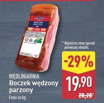 Boczek w臋dzony parzony W臋dliniarnia classic promocja